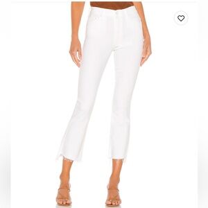 MOTHER LIL Insider Crop Step Fray
